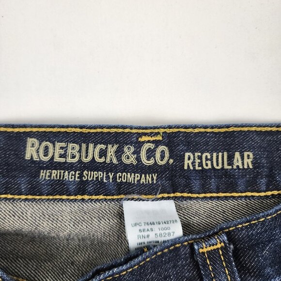 Roebuck and Co Jeans Mens 30x32 Blue Regular Straight Leg Vintage Denim - Picture 4 of 8